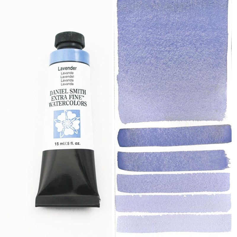 Daniel Smith Extra Fine Watercolor 15ml Paint Tube, Lavender, 0.5 Fl Oz (Pack of 1) - Image 2